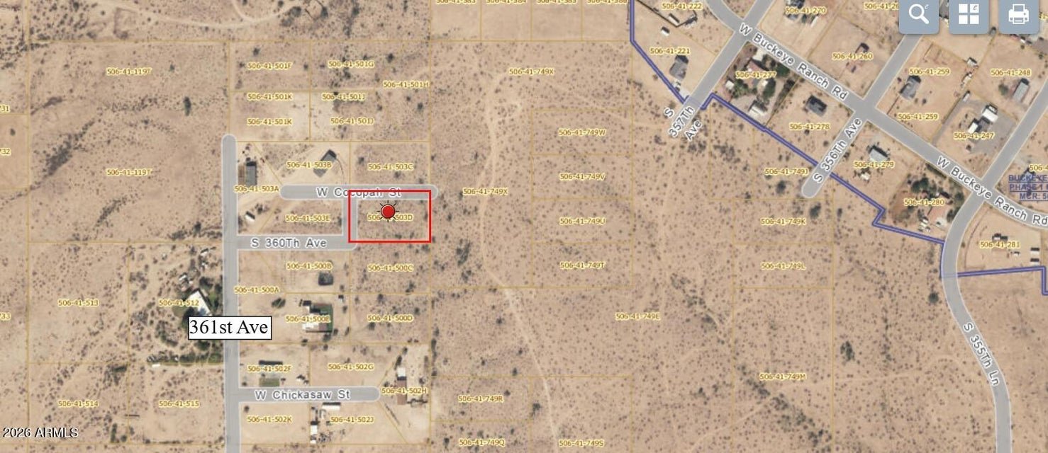361st and lower buckeye RD Lot...